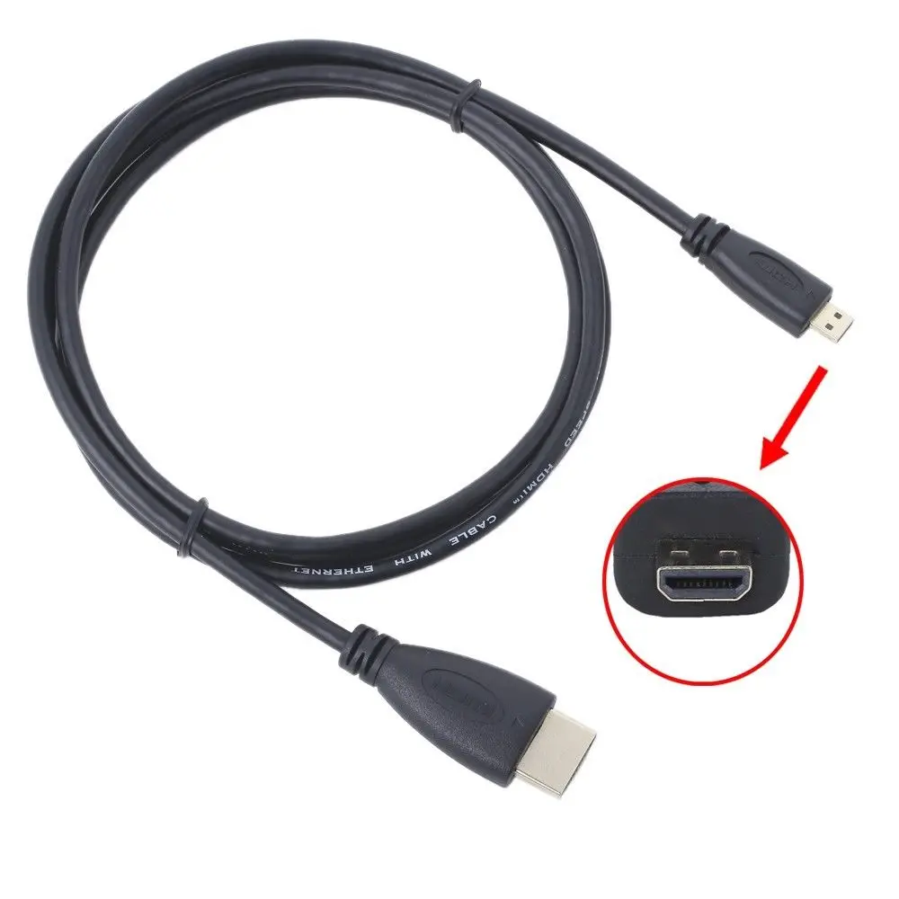 Micro Hdmi 1080p A V Hd Tv Video Cable For Lenovo Yoga 2 Pro 10 11 S 13 Notebook Computers Tablets Networking A V Cables Adapters