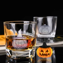 Хэллоуин Декор череп Тыква силиконовая форма для льда холодный виски винный коктейль кубик льда лоток домашняя кухня производителя льда формы для льда DIY