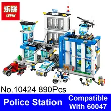 2017 Bela 10424 Lepin City Police Station Model Building Blocks Bricks Compatible 60047 Girls Blocks Friends Toys For Children