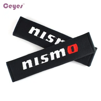 

Ceyes Car Styling Auto Seat Belt Cover Case For Nissan Nismo Livina Qashqai X-trail Juke Shoulders Pads Car-Styling Accessories