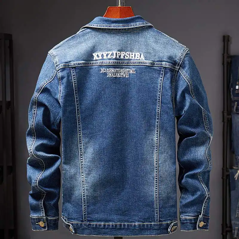 casaco jeans masculino rasgado