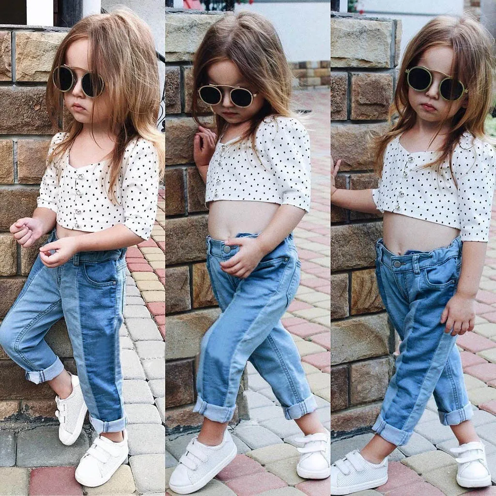 baby girl dresses jeans top