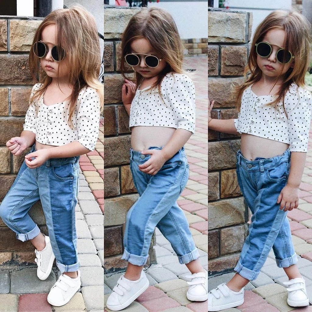 baby girl dresses jeans top