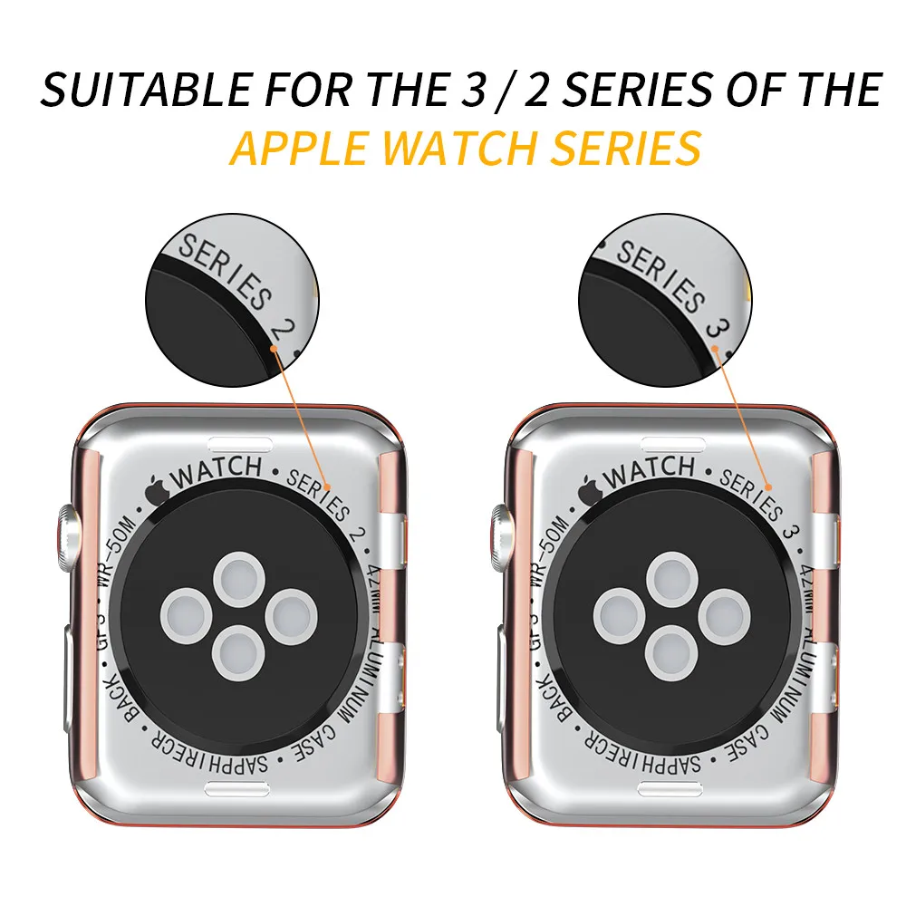 Защитный чехол для Apple Watch iWatch Wach iWach Series 1 2 3 38 мм/42 мм|Ремешки часов| |