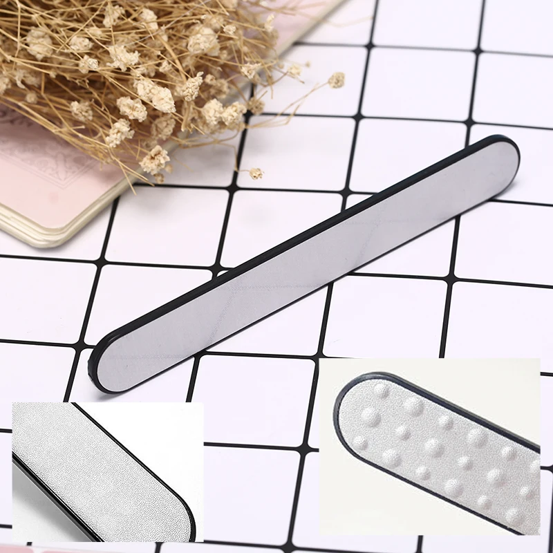 

Professional Stainess Steel Nail Art Tools Nail Files Double Sided Rough Nail File Buffering Polishing Sanding Strong Saw