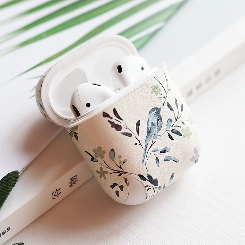 

Luxury Printing Case for Apple Airpods Bluetooth Earphones Stylish Accessories Protective Cover Charging Box Cover Bag Best Gift