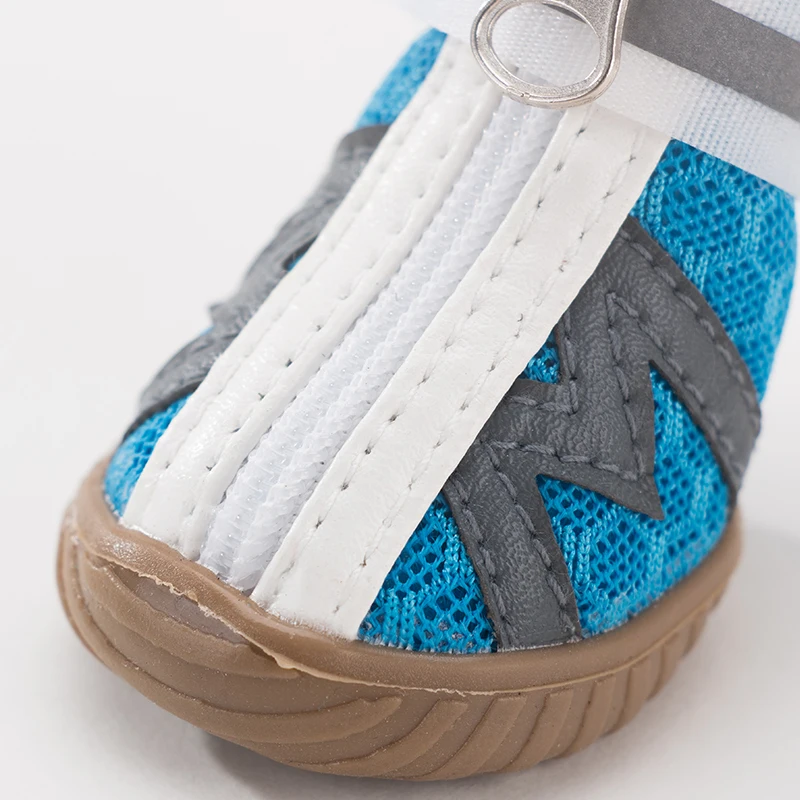 Hipidog/4 шт./лот цвет синий розовый обувь для собак Спортивная повседневная
