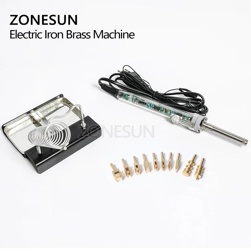 ZONESUN 10 шт. одна линия 1 8 мм кожаный край для уплотнения DIY инструмент латунный