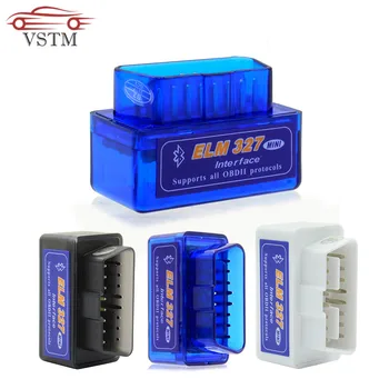

Latest Version Super Mini ELM327 Bluetooth V2.1 OBD2 Mini Elm 327 Car Diagnostic Scanner Tool For ODB2 OBDII Protocols