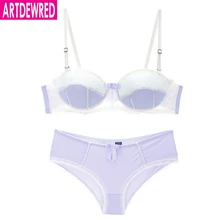 Роскошный сексуальный большой размер кружевной комплект нижнего белья пуш-ап B C D чашки бюстгальтер женское нижнее белье трусики и бюстгальтер наборы Нижнее белье