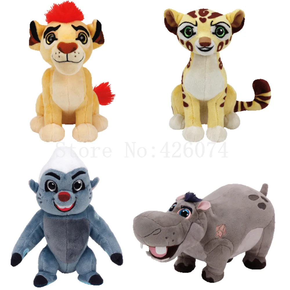 New Ty Beanie The Lion Guard Kion Fuli Bunga Beshte Plush 15CM Kids