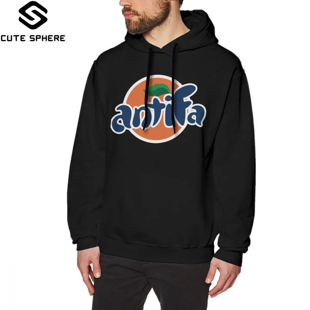 

Antifa Hoodie Antifa Hoodies XXXL Stylish Pullover Hoodie Purple Outdoor Warm Male Long Cotton Hoodies