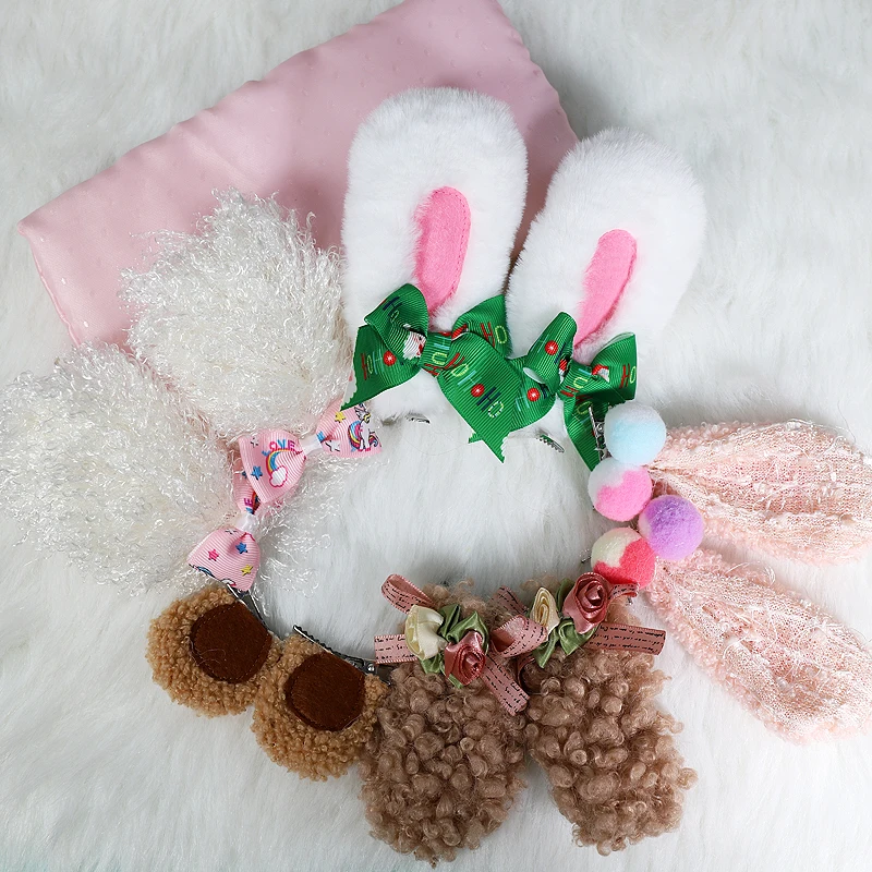 1/6 bjd blyth кукла 1/3 ледяная головной убор шпилька уши кролика медвежьи без куклы