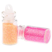 12 цветов Блестящий Декор ногтей порошок для ногтей бутылка маникюр педикюр набор инструментов