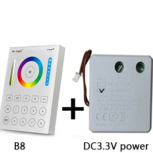 9 Вт RGB+ CCT светодиодный садовый светильник DC24V/AC86~ 265 В IP66 водонепроницаемый умный уличный светодиодный ландшафтный светильник s can voice/2,4 ГГц пульт дистанционного управления - Испускаемый цвет: B8 and DC 3.3V power