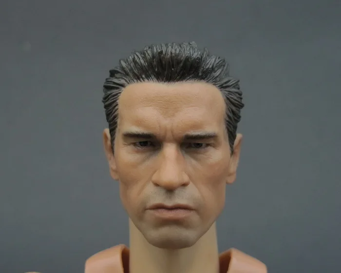 1/6 scale figure doll head shape for 12" action figure