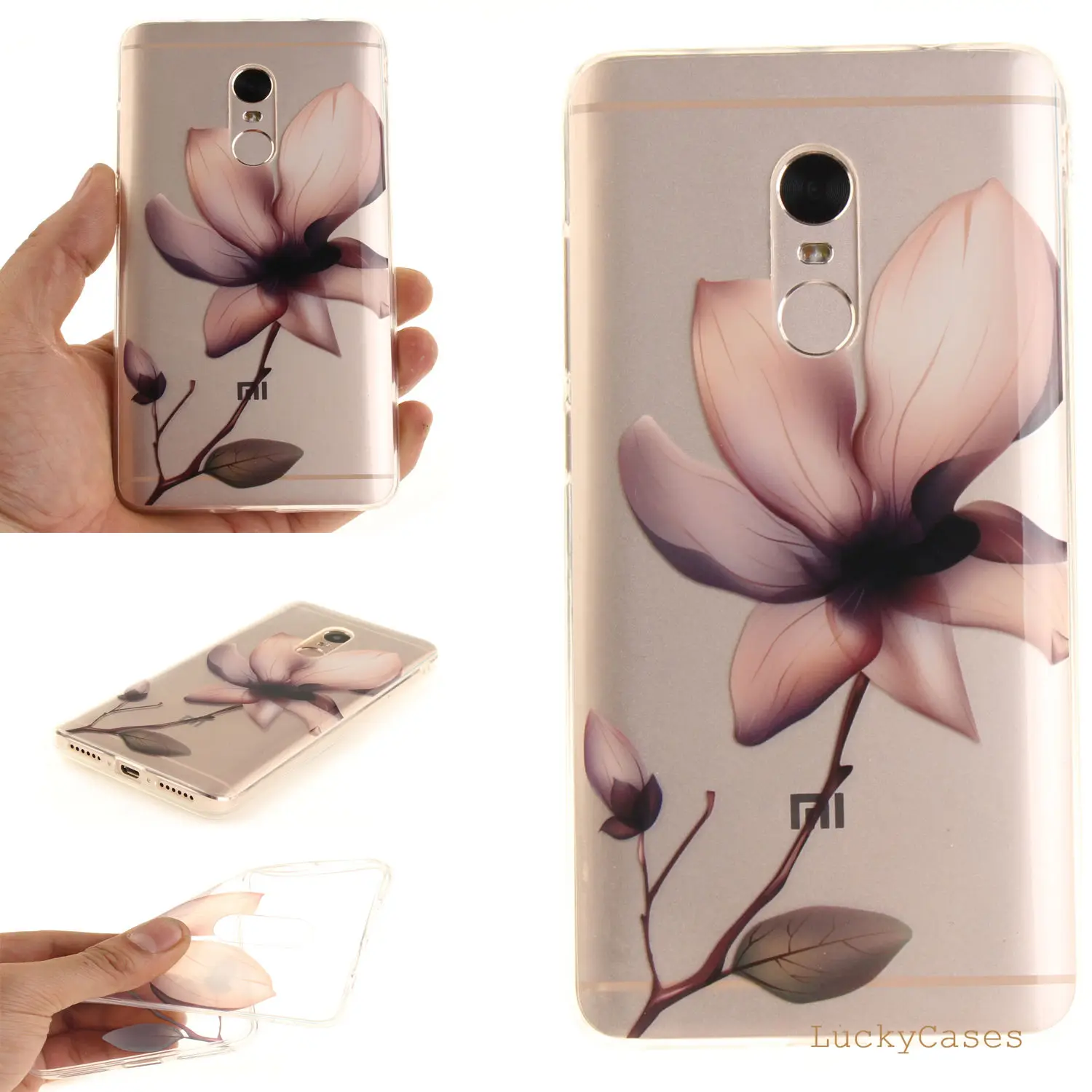 Для coque Xiaomi Redmi Note 4 чехол Дерево Пингвин цветок Мягкий Силиконовый ТПУ задняя