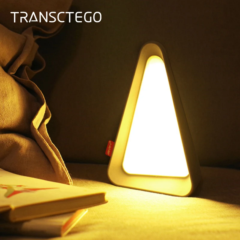 

Led Night Light Table Lamp Flip Bedside Light USB Rechargeable Gravity Sensor Adjustable Atmosphere Gift Night Lamp for Bedroom