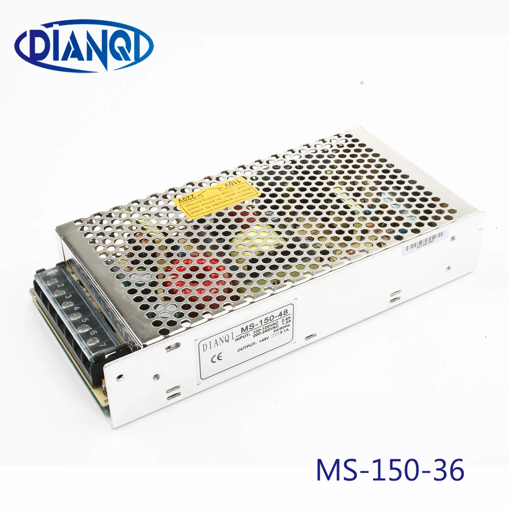 Источник питания 36 В 150 Вт 4.2A мощность suply мини размер led блок ac dc преобразователь