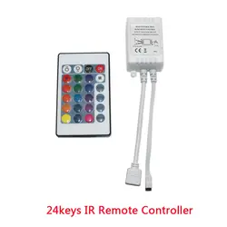 Светодиодные ленты 12 В 24 ключевых ИК-пульт дистанционного Wirlesss Управление Лер для SMD2835 Светодиодные ленты светодиодный RGB Управление