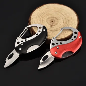 

Portable Pocket Knife Folding Fold Hunting camping Tactical Rescue Survival Keyring Keychain Mini Peeler Outdoor Survival Tool