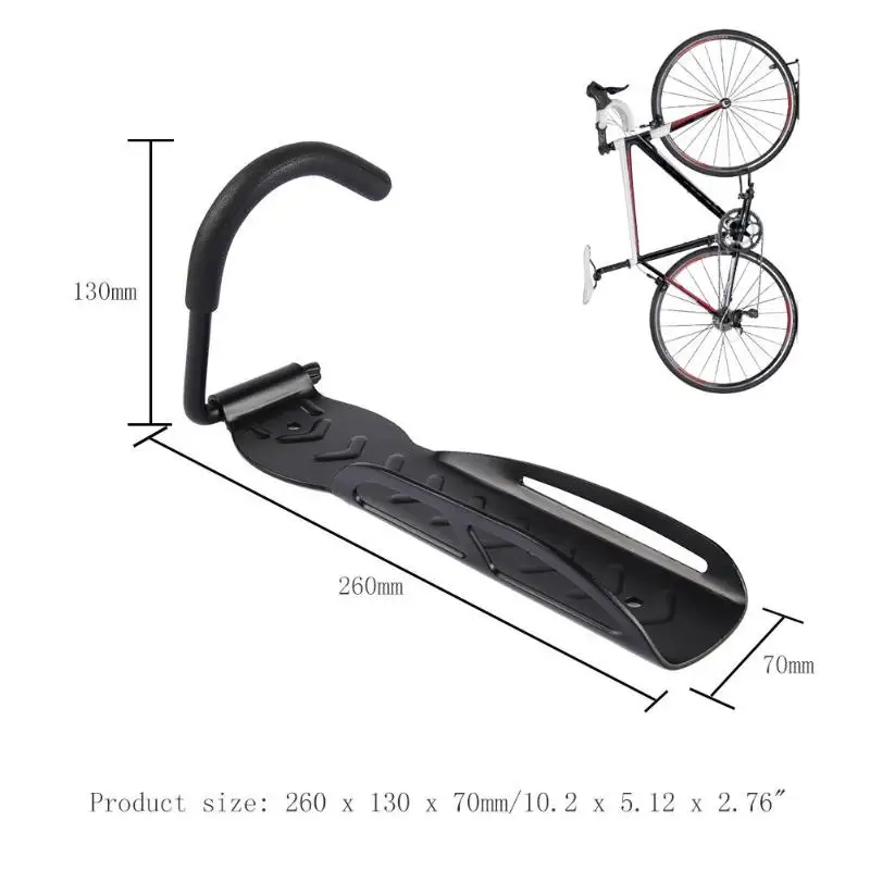 Настенный держатель для велосипедного велосипеда, крепление для хранения горного велосипеда, настенная стойка, подставки для велосипедов, стальная стойка с поворотом на 360 градусов