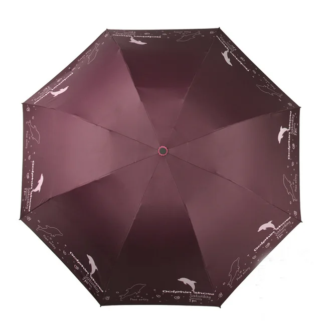 Buy Creative Three Folding Iron Tube Umbrella Women