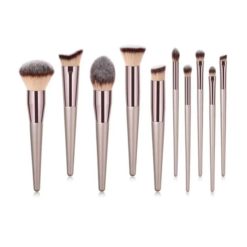 Wooden Makeup Foundation Brushes Eyebrow Eyeshadow Brush Bronzer Sculpting Brush Makeup Brushes Sets Tools Brochas Maquilla