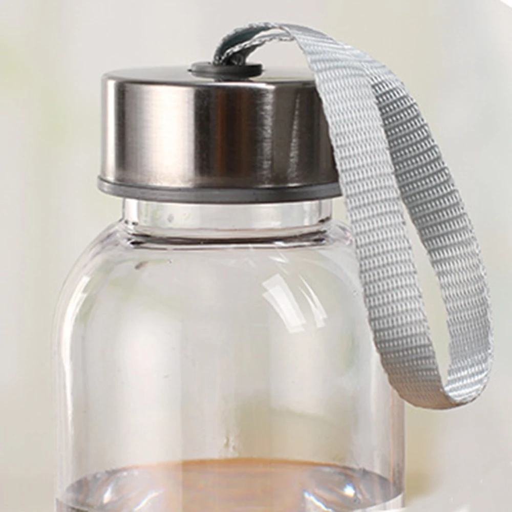 Портативные бутылки для воды, спортивные пластиковые прозрачные прямые круглые герметичные дорожные бутылки для воды, посуда для напитков