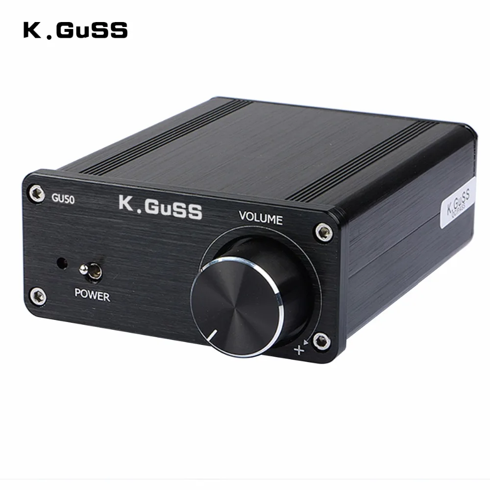 Новый усилитель мощности K.GuSS GU50 HIFI 2 0 класса D TPA3116 миниатюрный звука 2*50 Вт