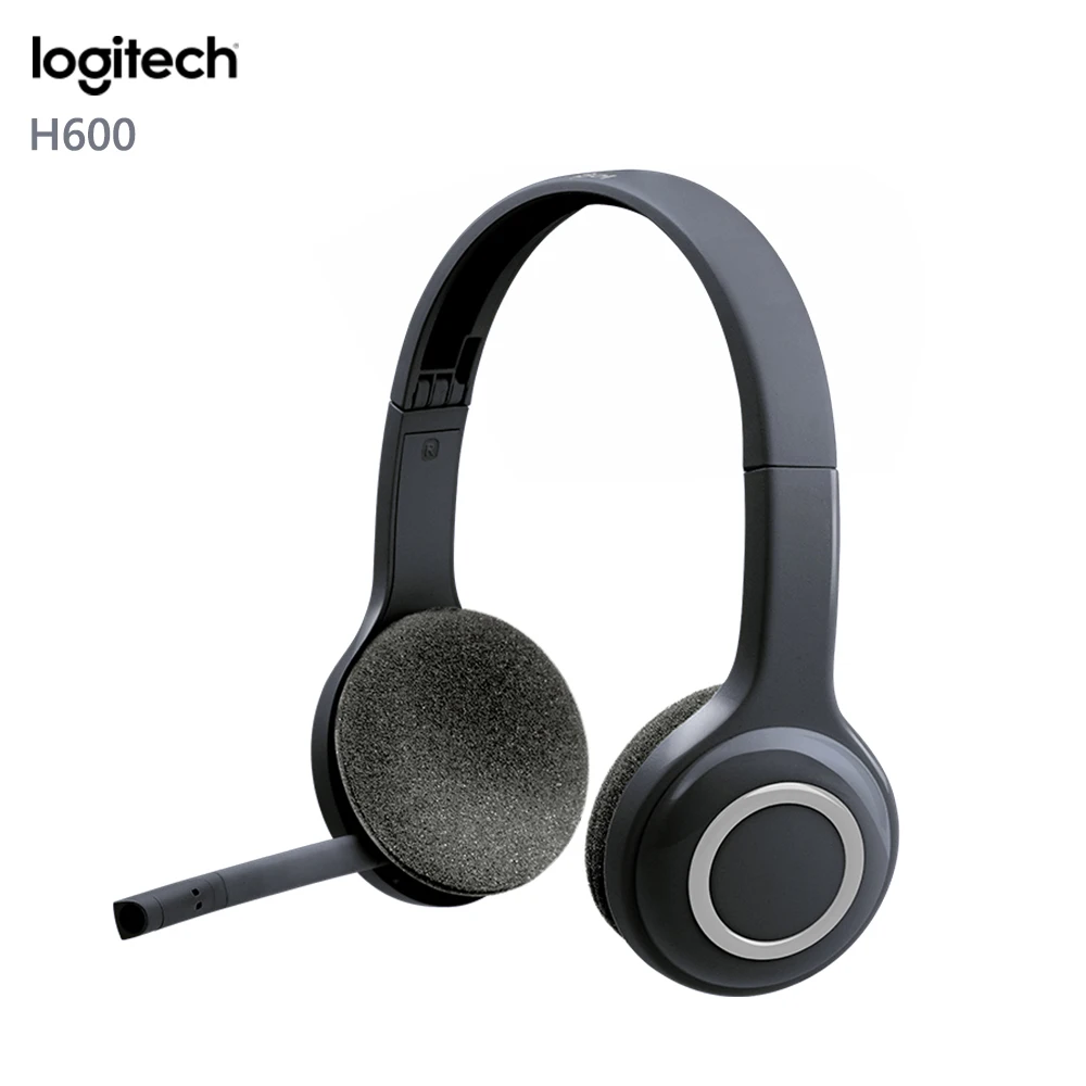 

Original Logitech H600 Wireless Headphones with Microphone Portable Fordable Headset