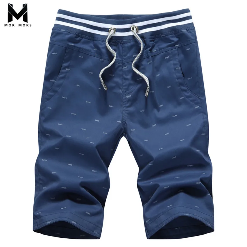 Г. Летняя мужская принт анти-складной хлопковые шорты мужские модные фирменные повседневные эластичный пояс удобные дышащие мужские короткие