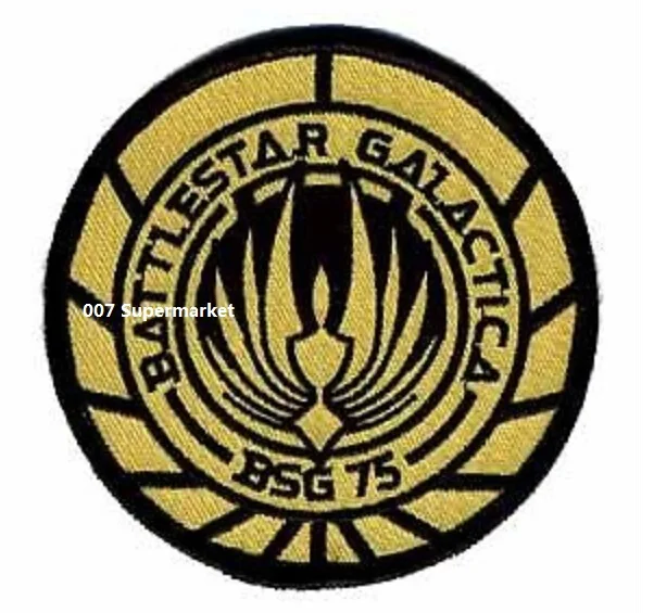 

Battlestar Galactica Screen Version BSG-75 Officer Uniform Movie tv Embroidered LOGO Iron On Patch/badge Custom patch