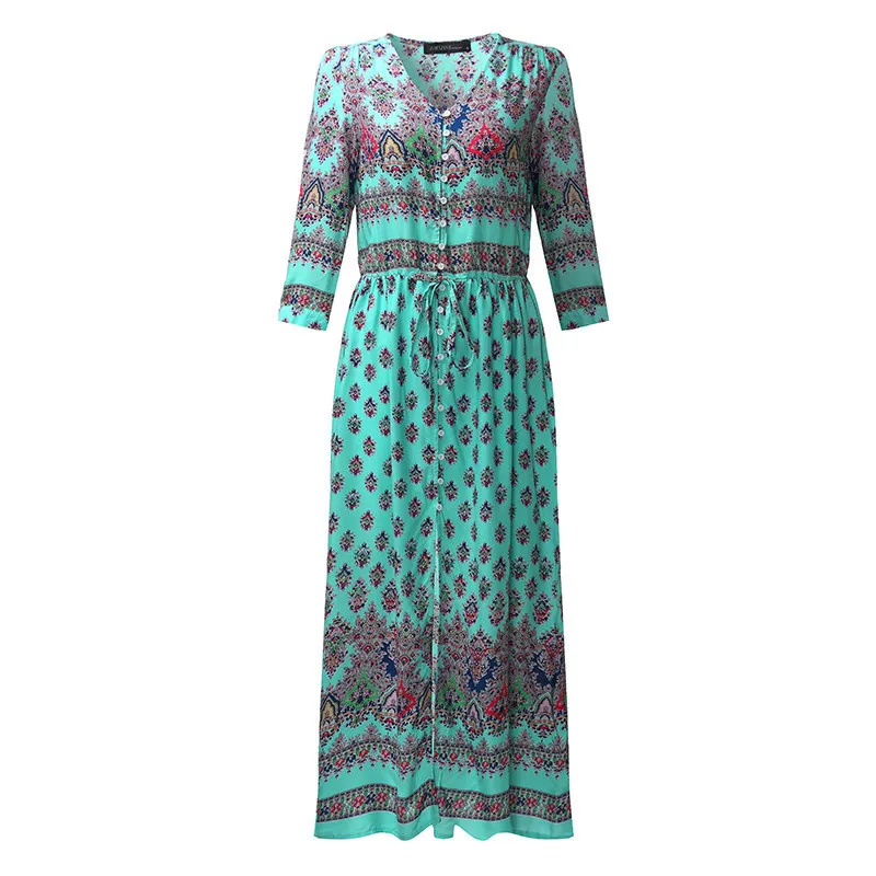 bohemian hippie dress