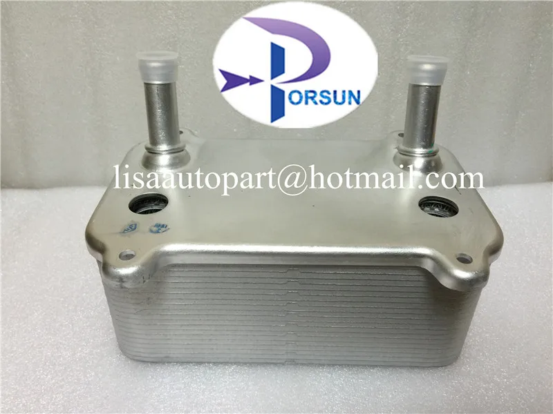 ENGINE ALUMINUM OIL COOLER 2003 2006 FOR Porsche Cayenne Turbo S V8 4