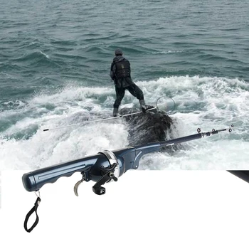 

Portable Pocket Telescopic Mini Fishing Pole Pen Shape Folded Fishing Rod With Reel Wheel