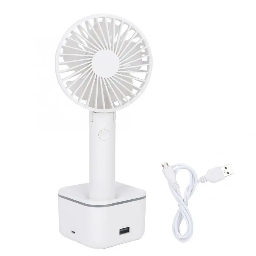

Fans Rechargeable Portable Mini Handheld Fan Adjustable Speed Desktop Folding Cooling Fan Hand Fan