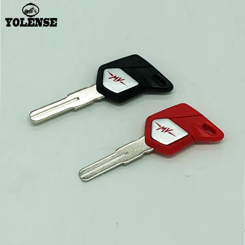 

For MV Agusta F3 F4 1090 920 990 Motorcycle Accessories Embryo Blank Keys Can install chip Motor bike Moto Part
