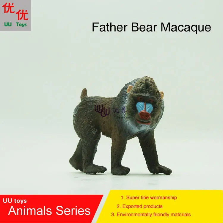 Hot toys:Father Bear Macaque simulation model Animals kids toys children educational props | Игрушки и хобби