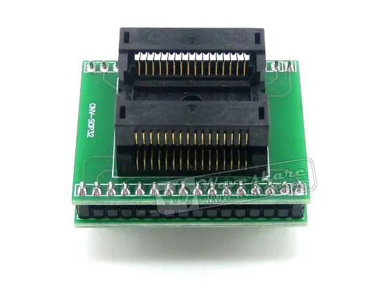 SOP32 для DIP32(A)# SO32 SOIC32 652D032221X ИС Wells программирования адаптер Тесты Burn в гнездо 1,27 мм Шаг 7,55 мм Ширина