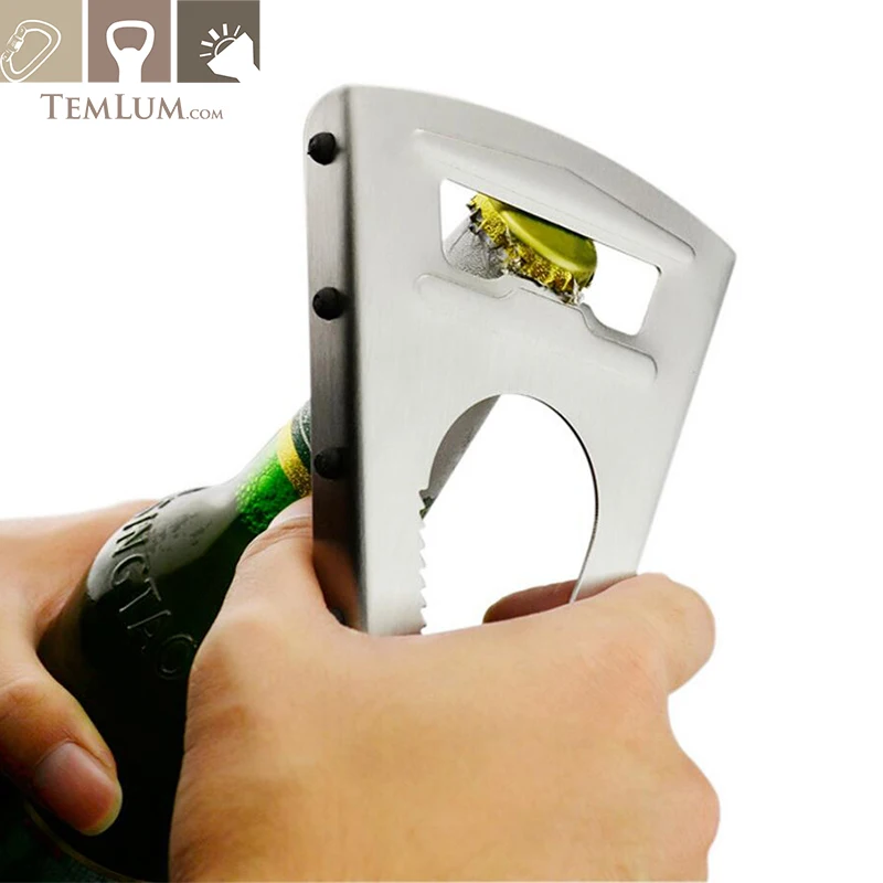 

TEMLUM Multi-Function Stainless Steel Can Opener Beer Bottle Opener Kitchen Tool