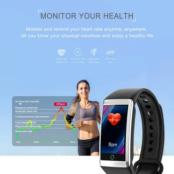 

2019 TD19 Color Screen Smart Bracelet IP67 Waterproof Health Monitoring Multi-UI Switching Smart Bracelet