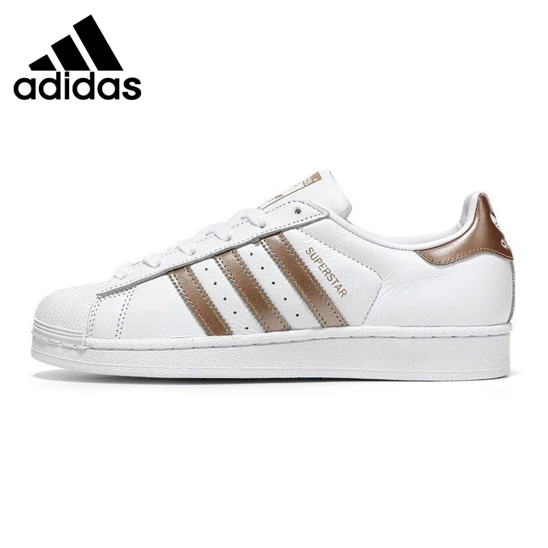 Оригинальный Новое поступление Adidas Originals SUPERSTAR W Женская обувь для скейтбординга