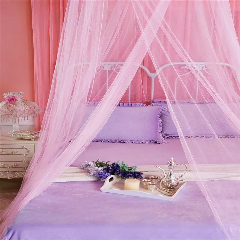 Элегантный классический романтический анти комаров устройство сладкая принцесса висел Купол Дома полог плетения Спальня сетки Шторы чистая