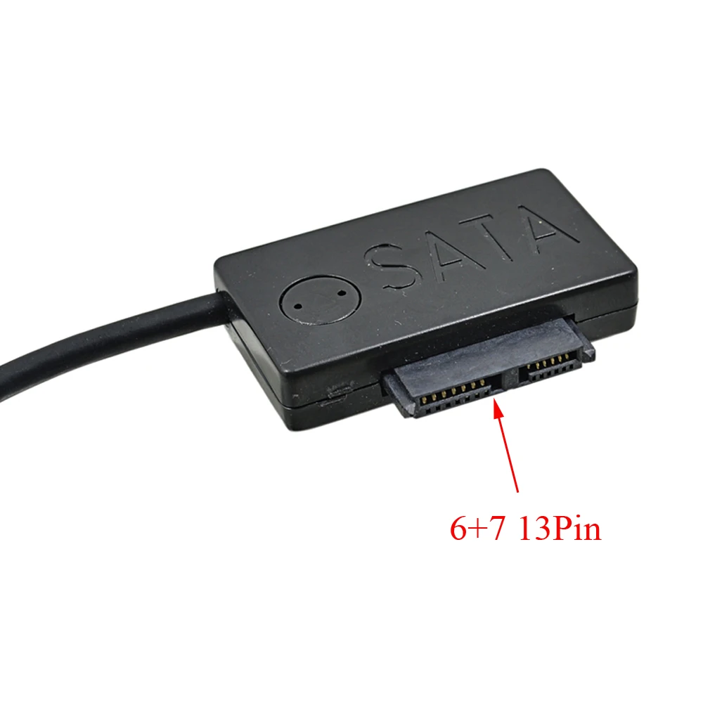 CHIPAL 5 Гбит/с USB 3 0 до 6 + 7 13Pin тонкий SATA кабель светодиодный светодиодным индикатором