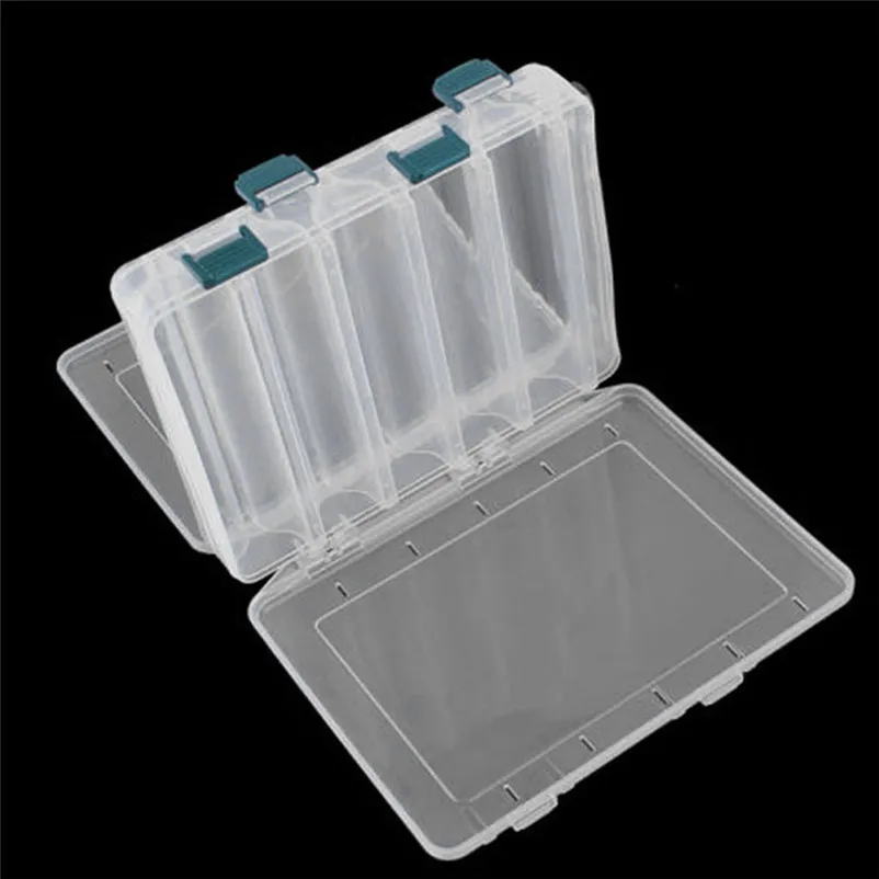 Waterproof Lure box Double Sided 12 Compartment Fishing Lures Tackle Hooks Baits Storage Plastic Box Fishing Acessorios #5S14 (2)