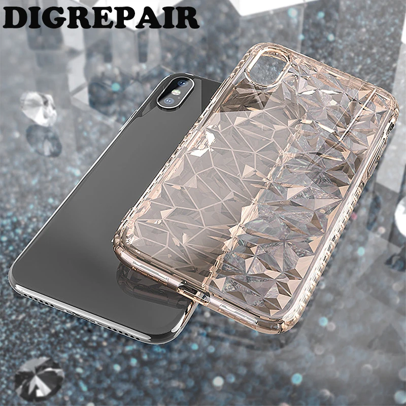 Lovebay Diamond Texture Case For iPhone 6 6s 7 8 Plus X XR