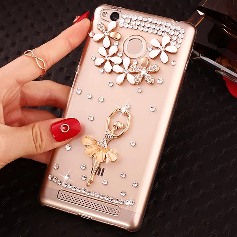 

For Xiaomi redmi 3S case Fashion rhinestone phone Cover Case for Xiaomi redmi 3 3S Pro 5.0" Case for xiaomi redmi 3 Pro 3 prime