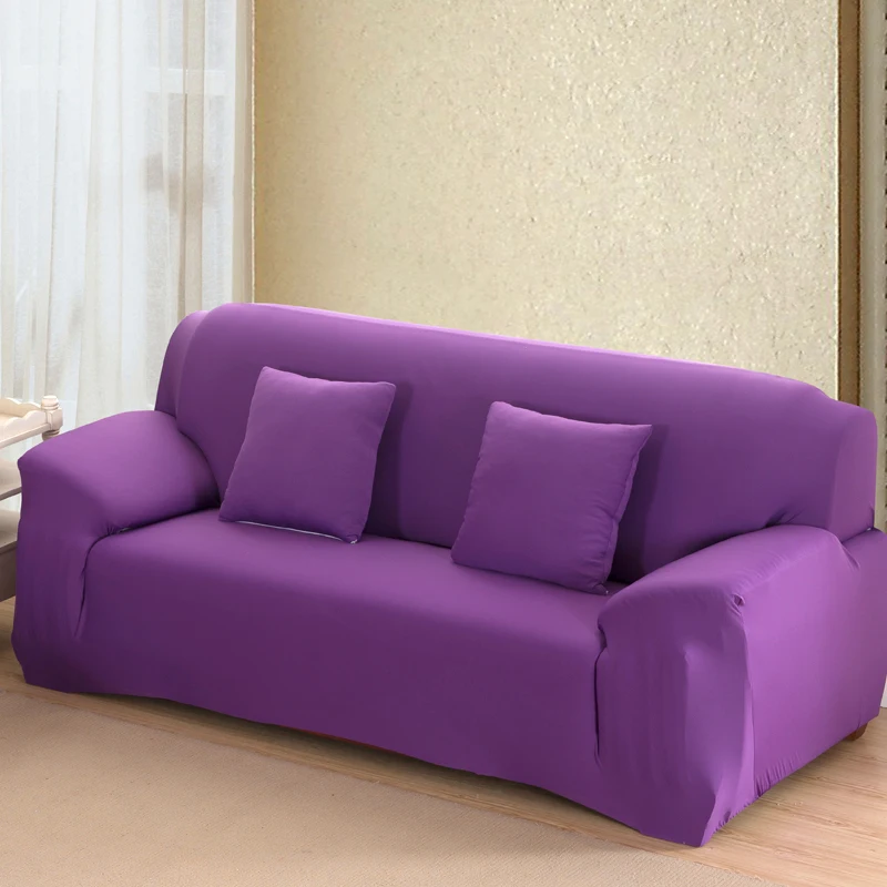 1/2/3/4 сиденья Белоснежка однотонные colorsofa чехлов для гостиной диван из эластичного спандекса диван чехлов чехол для дивана стрейч чехол для дивана - Цвет: color 5