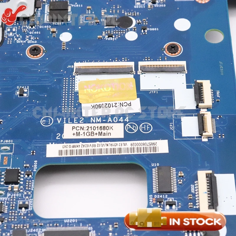 Материнская плата NOKOTION VILE2 NM A044 для ноутбука lenovo thinkpad edge E531 материнская HM77 ddr3 710M